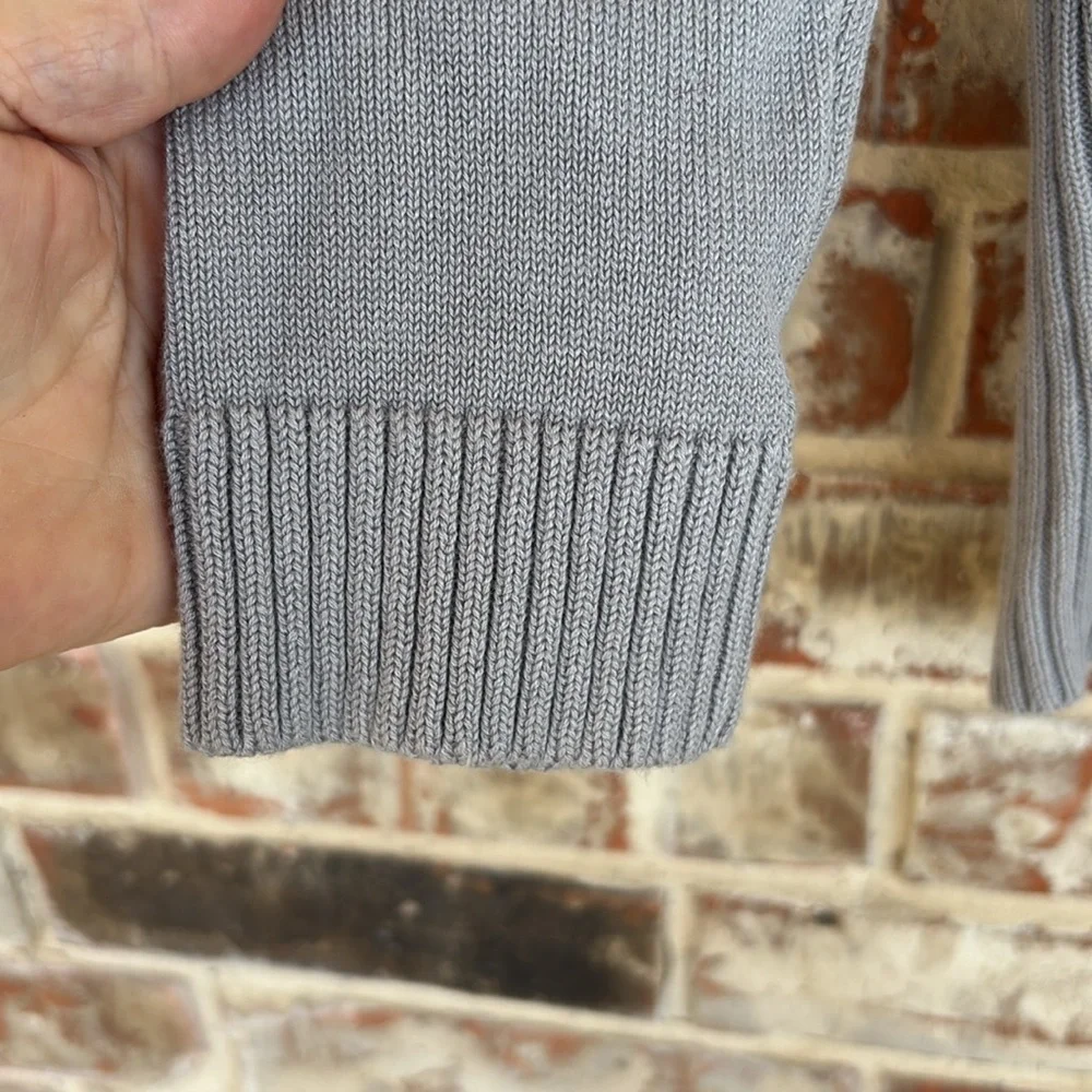 White‎ House Black Market Light Gray Cowl Neck Sweater